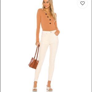 Free People Velvet Skinny Pants